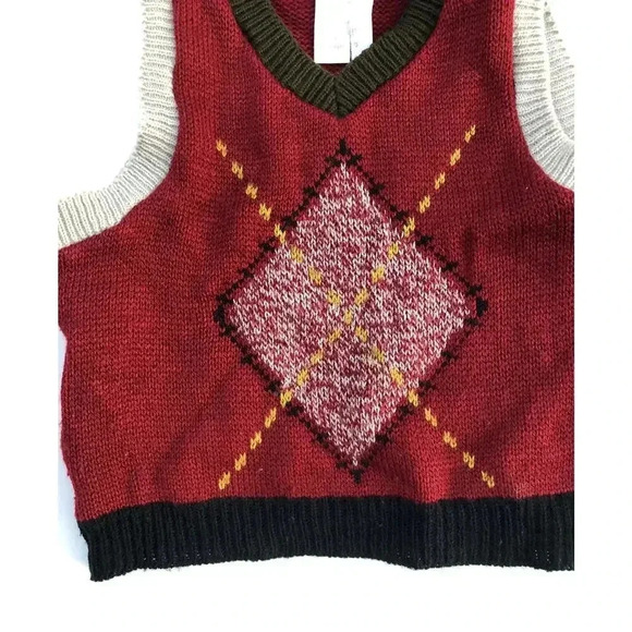 Vintage Argyle Sweater Vest - Picture 5 of 7